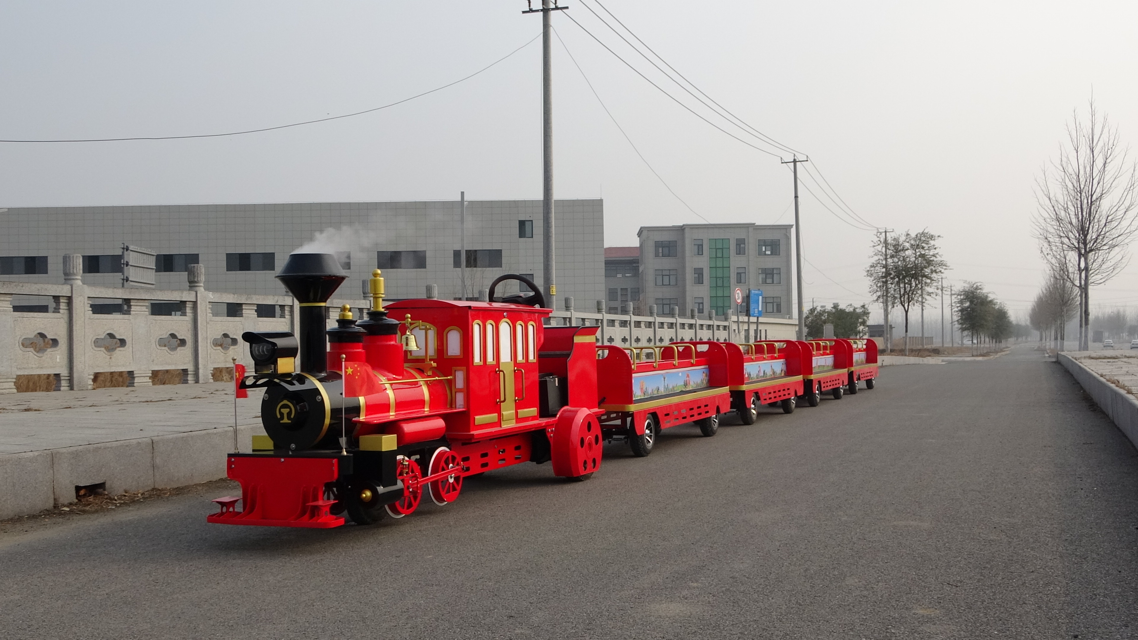 騎跨小火車